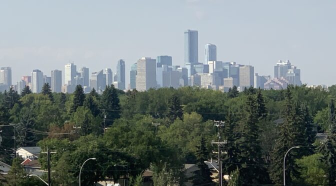 City of Edmonton skyline- 2024