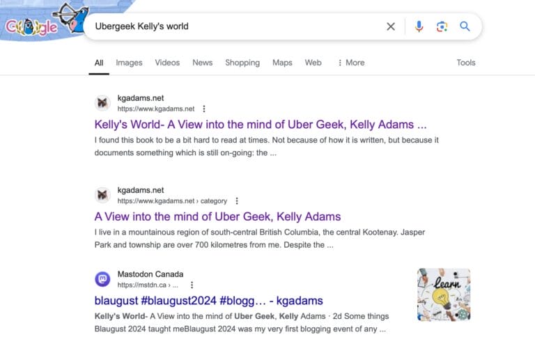 Read more about the article Site title and favicon change: Welcome to Ubergeek Kelly’s World!