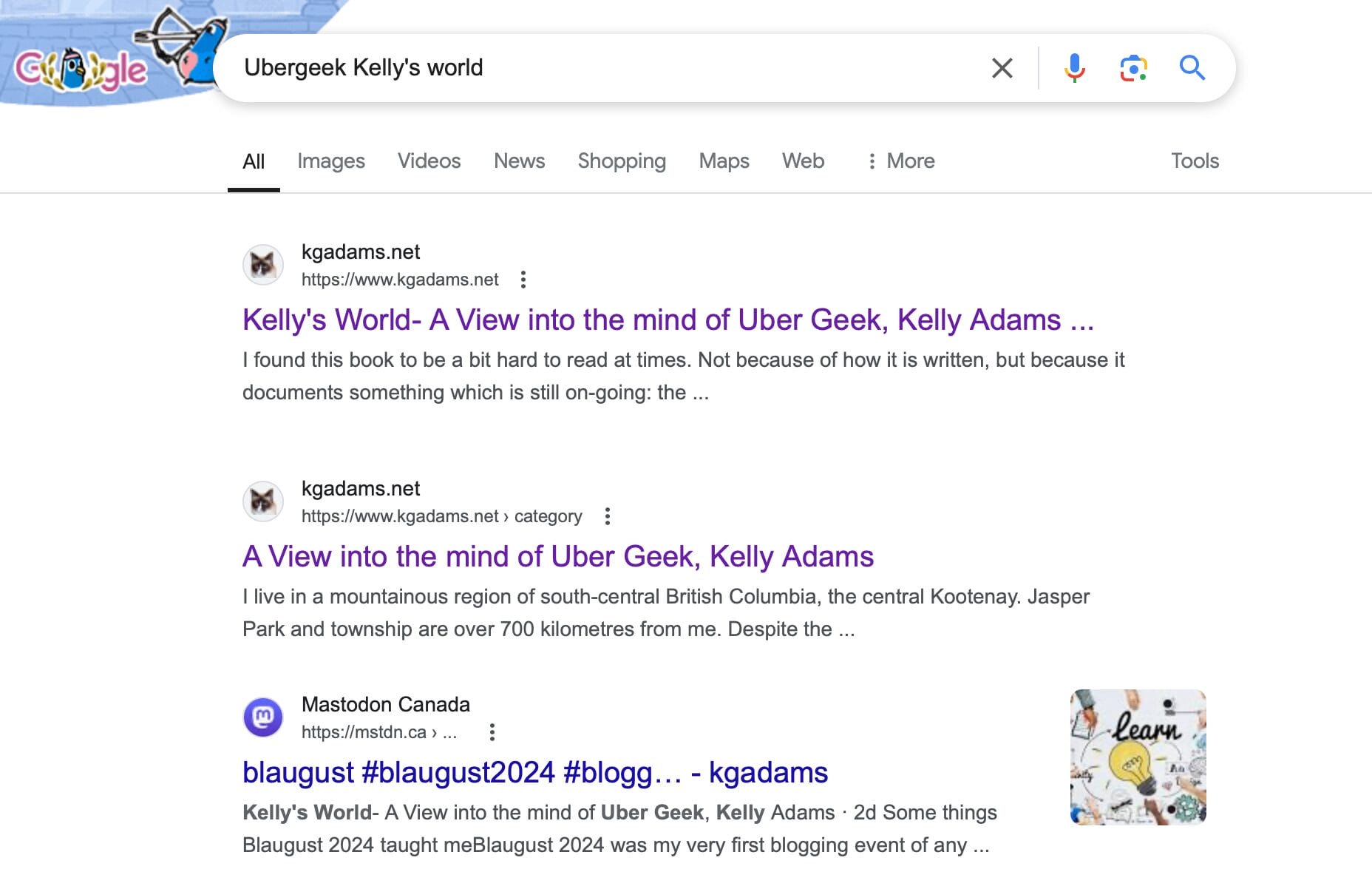 Read more about the article Site title and favicon change: Welcome to Ubergeek Kelly’s World!