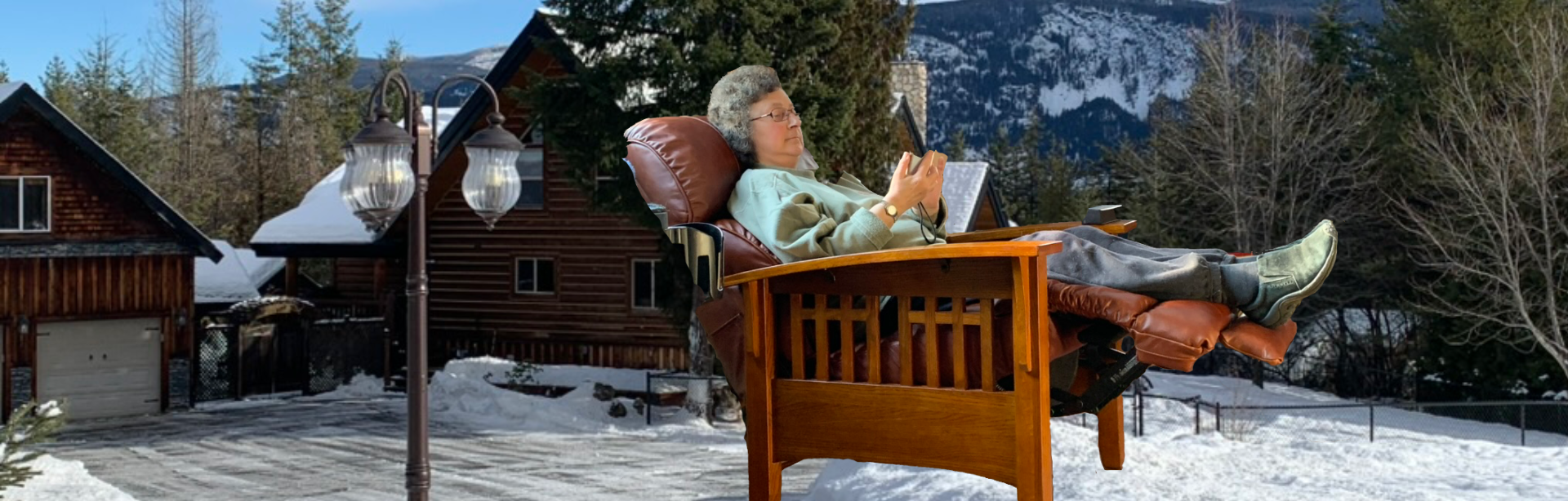 Read more about the article Seasonal snowfall and a new comfy chair